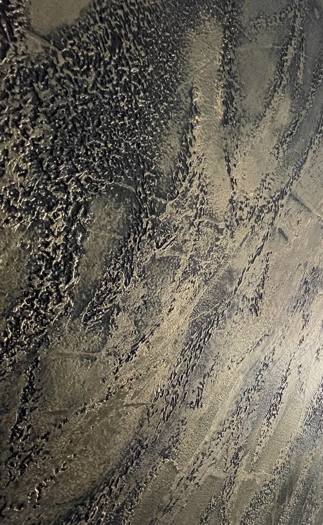 Close-up van Dynastie Luna structuur met zichtbare gelaagdheid en toonverschil